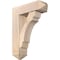 Ekena Millwork Olympic Arts and Crafts Smooth Bracket w/ Offset Brace, Douglas Fir, 7 1/2"W x 24"D x 32"H BKT0806X24X32OLY03SDF - alternate 1